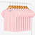 Camisa para sublimação Baby look rosa bebê gola punho 100% poliéster Premium - Imagem 5