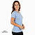 Camisa para sublimação baby look azul bebê gola punho 100% poliéster Premium - Imagem 2