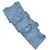 Camisa para sublimação Infantil azul bebê gola punho 100% poliéster Premium - Imagem 2