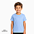 Camisa para sublimação Infantil azul bebê gola punho 100% poliéster Premium - Imagem 2