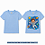 Camisa para sublimação Infantil azul bebê gola punho 100% poliéster Premium - Imagem 5