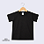 Camisa Infantil preta gola punho malha 100% poliéster Premium - Imagem 9