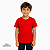 Camisa para sublimação infantil vermelho Red gola punho 100% poliéster Premium - Imagem 2