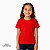 Camisa para sublimação infantil vermelho Red gola punho 100% poliéster Premium - Imagem 1