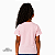Camisa para sublimação Infantil rosa bebê gola punho 100% poliéster Premium - Imagem 3