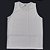 Camiseta para sublimação regata masculina branca acabamento viés 100% poliéster Premium - Imagem 1