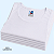 Camiseta para sublimação regata masculina branca acabamento viés 100% poliéster Premium - Imagem 7