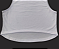 Cropped para sublimação branco acabamento viés malha 100% poliéster Premium - Imagem 3