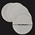 Mouse pad para sublimação redondo branco em neoprene 19cm diâmetro Kit c/ 5 unidades - Imagem 1