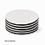 Porta copos para sublimação redondo branco em neoprene 9cm diâmetro Kit c/ 10 unidades - Imagem 5