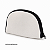 Necessaire para sublimação em neoprene branco e zíper de nylon - Imagem 3