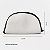 Necessaire para sublimação em neoprene branco e zíper de nylon - Imagem 9