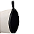 Luva para sublimação em neoprene de 3mm branco e acabamento em viés preto. - Imagem 13