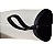 Luva para sublimação em neoprene de 3mm branco e acabamento em viés preto. - Imagem 9