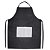 Avental para sublimação adulto preto com bolso branco em oxford - Imagem 5