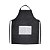 Avental para sublimação infantil preto com bolso branco em oxford - Imagem 5