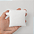 Porta moedas para sublimação em oxford branco 100% poliéster 08cm x 08cm - Imagem 2