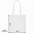 Sacola Ecobag para sublimação oxford branco 100% poliéster 30cm x 30cm - Imagem 10