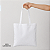 Sacola Ecobag para sublimação oxford branco 100% poliéster 35cm x 35cm - Imagem 3