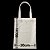 Sacola Ecobag para sublimação oxford branco 100% poliéster 30cm x 40cm - Imagem 1
