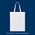 Sacola Ecobag para sublimação oxford branco 100% poliéster 30cm x 40cm - Imagem 6
