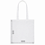 Sacola Ecobag para sublimação oxford branco 100% poliéster 40cm x 40cm - Imagem 4