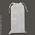 Saquinho para Caixa de Bombom para sublimação em oxford branco 100% poliéster 17cm x 27cm cordinha branca - Imagem 13