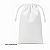 Saquinho para Caixa de Bombom para sublimação em oxford branco 100% poliéster 17cm x 27cm cordinha branca - Imagem 7