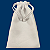 Saquinho para Caixa de Bombom para sublimação em oxford branco 100% poliéster 17cm x 27cm cordinha branca - Imagem 16