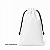Saquinho para Caixa de Bombom para sublimação em oxford branco 100% poliéster 17cm x 27cm cordinha preta - Imagem 9