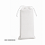 Saquinho para BIS para sublimação em oxford branco 100% poliéster 20cm x 09cm cordinha branca - Imagem 3