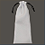 Saquinho para BIS para sublimação em oxford branco 100% poliéster 20cm x 09cm cordinha preta - Imagem 9