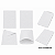 Saquinho para BIS para sublimação em oxford branco 100% poliéster 23cm x 09cm sem cordinha - Imagem 4