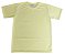 Camisa para sublimação tradicional amarelo bebê gola punho 100% poliéster - Imagem 1