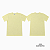 Camisa para sublimação tradicional amarelo bebê gola punho 100% poliéster - Imagem 11