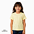 Camisa para sublimação infantil amarelo bebê gola punho 100% poliéster Premium - Imagem 1