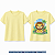 Camisa para sublimação infantil amarelo bebê gola punho 100% poliéster Premium - Imagem 5