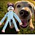 Brinquedo para Cachorro Macaco Mordedor New Pop Azul Jambo Pet - Imagem 2