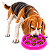 Comedouro Lento para Cães Cachorrinho Rosa | ÓrienPet - Imagem 2