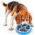 Comedouro Lento para Cães Círculos Azul | ÓrienPet - Imagem 2