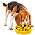Comedouro Lento para Cães Ossinhos Amarelo | ÓrienPet - Imagem 2