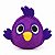 Brinquedo Passarinho Roxo com Catnip para Gatos | Animal Flower - Imagem 1