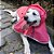 Capa de Chuva para Cachorro Rosa ZenPet - Imagem 1