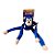 Brinquedo para Cachorro Macaco Mesh Azul G Jambo Pet - Imagem 2