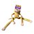 Brinquedo para Cachorro Macaco Mesh Grande Ouro - Imagem 2
