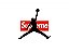 Par de Meias - SUPREME x JORDAN Crew White - 100% ORIGINAL - Imagem 3