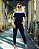 Conjunto de calça e blusa ombro a ombro - Imagem 1