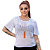 Camiseta Beach Tennis Feminina Tela Raquete - Imagem 2
