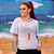 Camiseta Beach Tennis Feminina Tela Raquete - Imagem 6