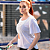 Camiseta Beach Tennis Feminina Tela Raquete - Imagem 8
